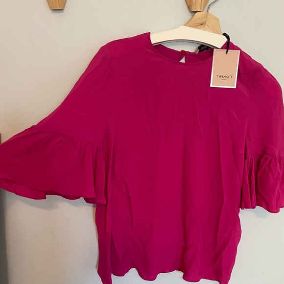 Bran new hot pink blouse with tag - Picture 1 of 2